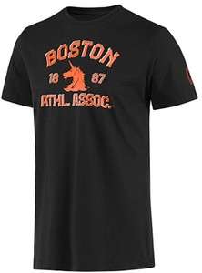 NEW Adidas BOSTON MARATHON 2012 125 Years T Shirt Tee Black Running 