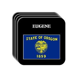  US State Flag   EUGENE, Oregon (OR) Set of 4 Mini Mousepad 