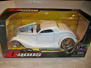 JADA 1/24 D RODS HOBBY EXCLUSIVES WHITE 34 FORD HOT ROD NEW  
