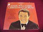 ANDY WILLIAMS CHRISTMAS ALBUM COLUMBIA LP 33 1/3 RPM