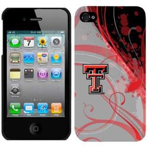   Texas Tech Red Raiders Gray iPhone 4 Silicone Case