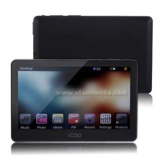 Android 2.2 1280P Thin PMP Media Player Icoo E700P 7 8GB MP4 HD Video 