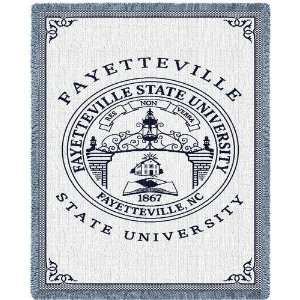  Fayetteville State University Seal Jacquard Woven Throw 