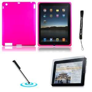 Pink Magenta Silk Premium Durable Protective Skin for Apple iPad 2 Tab 