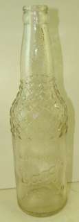 Vintage Drink Barqs Its Good Embossed Soda Bottle  