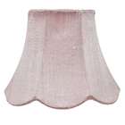 Jubilee Collection Small Lamp Shade   Squash Scallop   Pink