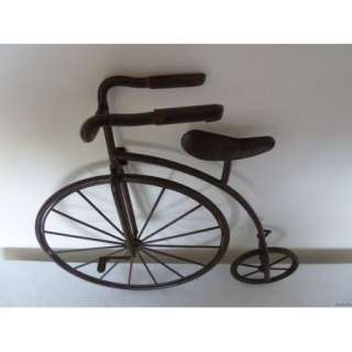 Wrought Iron Penny farthing High Wheel Bicycle Metal Wall Art Very 