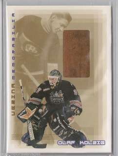 2000/01 BAP In The Game OLAF KOLZIG Game Used Pad # V 1  