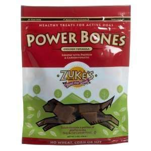  Zukes Power Bones Dog Treats, Chicken Flavor, 6 oz. Pet 