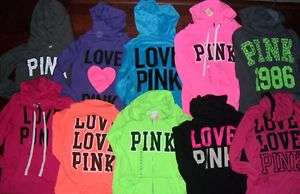   Secret Pink Logo Graphic Hoodie Sweatshirts Lots to Choose XS S  