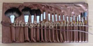 18 pcs Pro Brown Make Up Makeup Brush Set Cosmetic Makeup Brushes Kit 