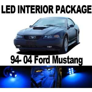   Mustang 1994 2004 BLUE 3 x SMD LED Interior Bulb Package Combo Deal
