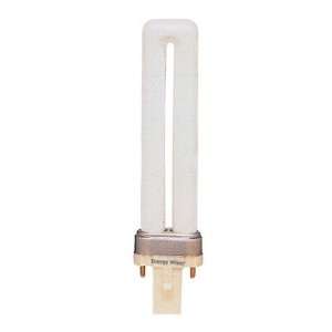5W Compact Fluorescent Twin Magnetic 2 Pin Bulb in Warm White [Set of 
