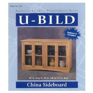  China Sideboard, Plan No. 927 (Woodworking Plan)