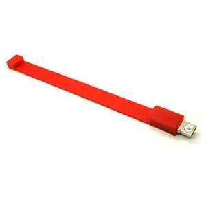  4GB Flexible Wrist Band USB Flash Drive U Disk (Red) Electronics
