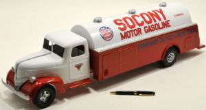 Socony Motor Gasoline large tanker truck toy  