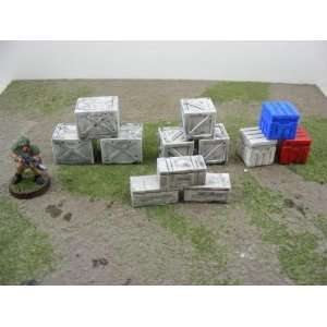    Miniature Terrain   Sci Fi Mixed Crate Set 1 Toys & Games
