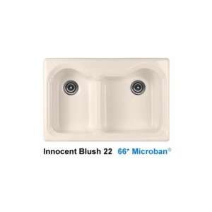   DROP IN DOUBLE BOWL KITCHEN SINK   4 HOLE 69 4 66