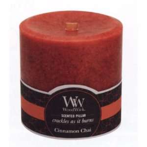  Cinnamon Chai WoodWick Pillar Candle