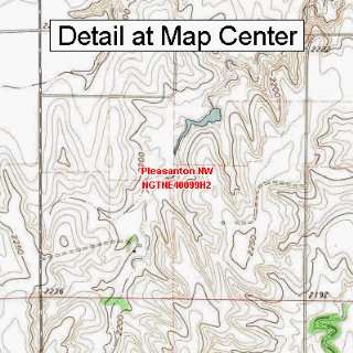  USGS Topographic Quadrangle Map   Pleasanton NW, Nebraska 