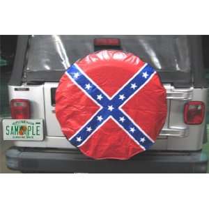  Confederate Flag Spare Tire Cover Rebel 28 Diameter Jeep 