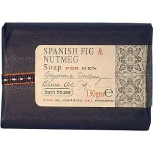  Spanish Fig & Nutmeg Soap for Men By Bath House, 5 Oz 