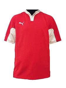 Puma V Kon Rugby Shirt New Mens Red/White Superb  