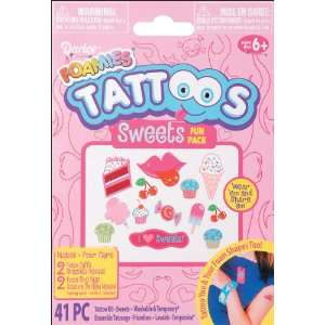    Foam Tattoos Jewelry Kit 41 Pieces/Pkg Sweets