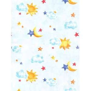  Moon and Stars Wallpaper (Double Roll) in Norwall Kids 