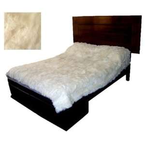 Alpaca Luxury Fur Blanket White 