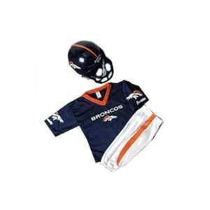  Denver Broncos Youth NFL Team Helmet and Uniform Set 