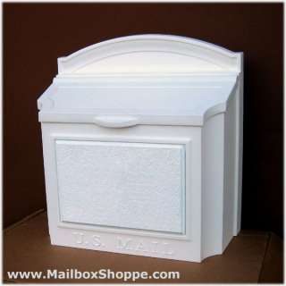 Whitehall Wall Mount Mailbox   Cast Aluminum Mail Box  