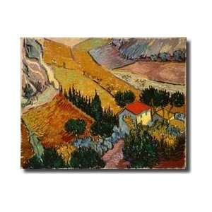  Landscape With House And Ploughman 1889 Giclee Print