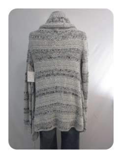 New Free People Frost Gray The Runaway Love Wrap Sweater Small $168 