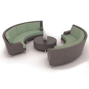   Arc Sectional Cushion Patio Wicker Lounge Set Patio, Lawn & Garden