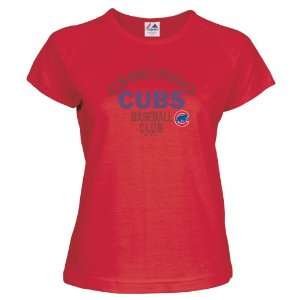 Chicago Cubs Womens Club Sunburst T Shirt  Sports 