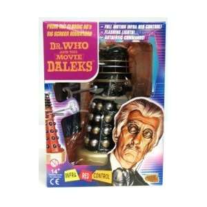 Doctor Who & the Daleks   BLACK Talking Dalek with Infrared Remote 