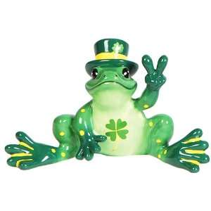 Peace Frogs Lucky Figurine
