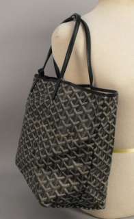   is for an authentic Goyard Black Coated Canvas St. Louis PM Tote Bag