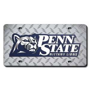  Penn State Deluxe Diamond Plate Laser Cut License Plate 