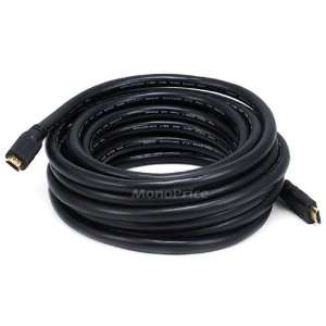  25FT 22AWG CL2 High Speed w/ Ethernet HDMI Cable   Black 