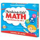   CDP140079 CenterSOLUTIONS Thinking Kids Math Cards, Pre K and Grade 1