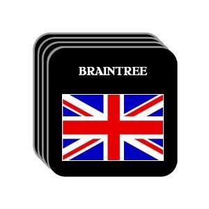  UK, England   BRAINTREE Set of 4 Mini Mousepad Coasters 