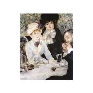  Pierre Auguste Renoir   After Lunch Giclee Canvas