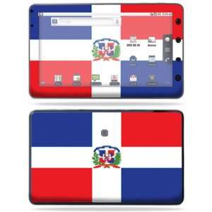   Decal Cover for ViewSonic ViewPad 7 Tablet Dominican flag Electronics