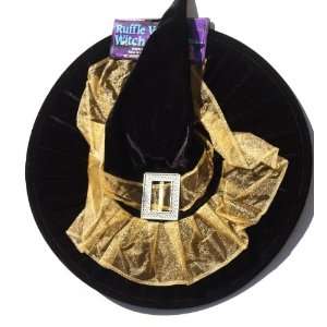  Ruffle Velour Witch Hat (Various Color Trim) Toys & Games