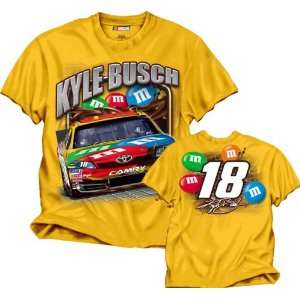  Kyle Busch #18 M&Ms Youth Brodie T Shirt Sports 