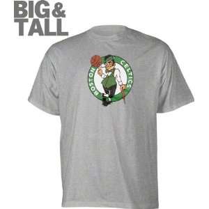  Boston Celtics Big & Tall Primary Logo T Shirt   Grey 