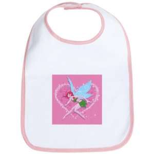  Baby Bib Petal Pink Fairy Princess Love 