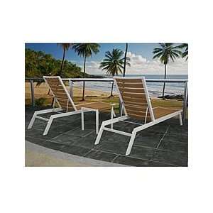  Made in USA Weather Resistant Euro Plastique Chaise Patio 